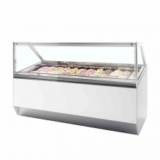 Vitrine ventilée pour glace en bac vitrage droit 241 L